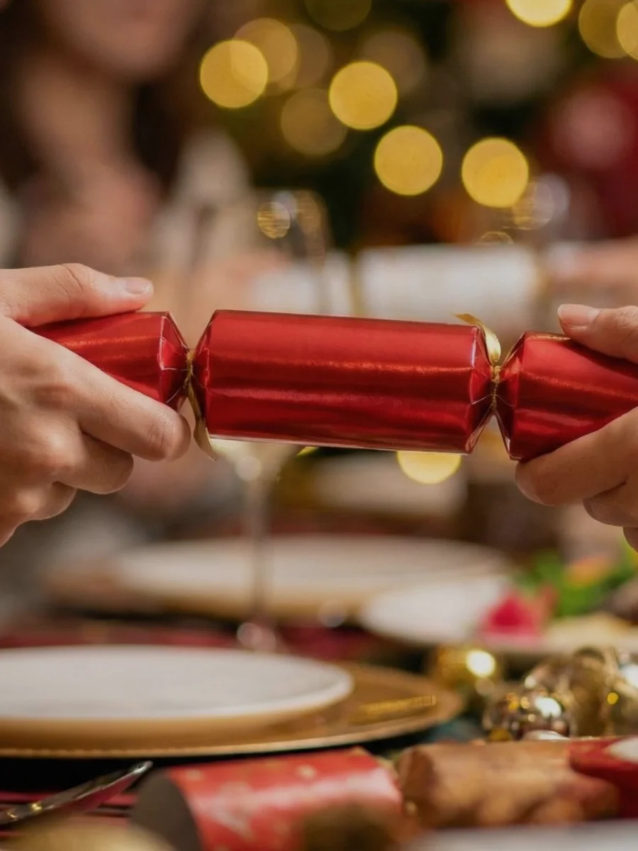 A celebratory moment at a private dinner