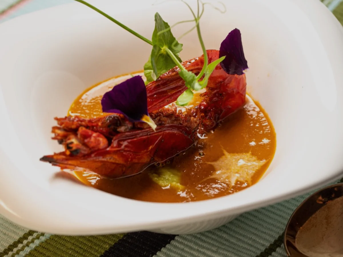 Lobster bisque served at Le Chefeteria